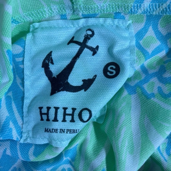 HIHO Green Turquoise Pineapple Print Hooded Tunic Swim Cover Up Small #57 - Picture 7 of 7